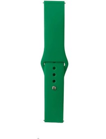 Resim Gear S3 Band Serisi 22mm Klasik Kordon Silikon Strap Kayış-grass Green 