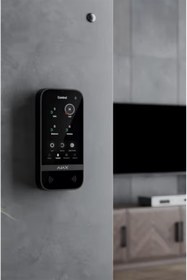 Resim Ajax Keypad Touchscreen Dokunmatik Ekranlı Tuş Takımı Siyah 
