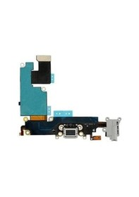 Resim iPhone Uyumlu 6 Plus Şarj Soketi Kulaklık Mikrofon Film Bordu Gri 