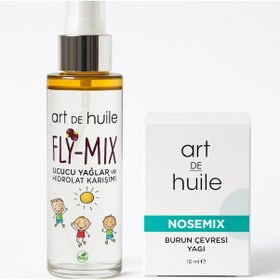 Resim Art De Huile Hülya Kayhan Burun Çevresi Yağı 10 ML + Fly Mix Vücut Spreyi 120 ML 