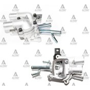 Resim Mobis-2560026100 Termostat Kapak Komple Alt Üst Accent 06= Era Be 515116377 
