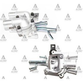 Resim Mobis-2560026100 Termostat Kapak Komple Alt Üst Accent 06= Era Be 515116377 