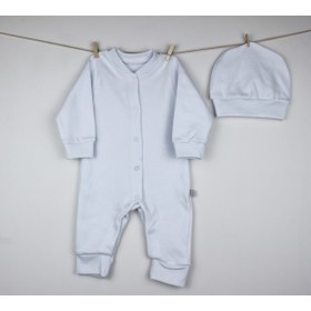 Resim Sevnur Baby Düz Ribanalı Tulum 56-62-68 