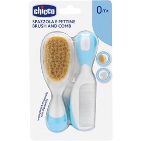Resim Chicco Fırça ve Tarak Seti Mavi 0ay+ 