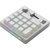 Resim Glorious Gmmk Kablosuz Numpad - Fox Switches, Gri/beyaz 