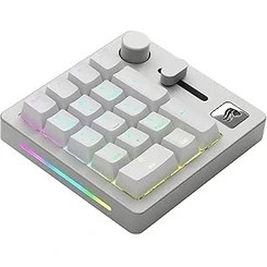 Resim Glorious Gmmk Kablosuz Numpad - Fox Switches, Gri/beyaz 