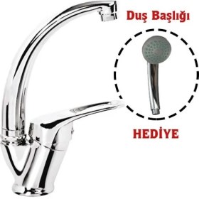 Resim Acenter Mix Kuğu Banyo Batarya + Duş Başlığı Hediyeli 