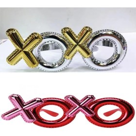 Resim MiraLive Xoxo Parti Gözlüğü 2 Renk 2 Adet (K95) 