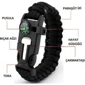 Resim Çok Amaçlı Hayatta Kalma Bilekliği 