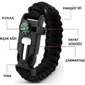 Resim Çok Amaçlı Hayatta Kalma Bilekliği 