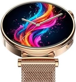 Resim Spovan Papillon Iris AMOLED Ekran Nabız Uyku Takibi Sesli Görüşme Akıllı Saat 