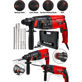 Resim Assur Profesyonel Metal Şanzıman Kırıcı Delici Hilti Darbeli Matkap 2-28mm 