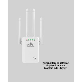 Resim Yüksek Hızlı Parazit Önleyici Wifi Repeater Router 