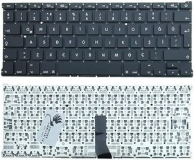 Resim Macbook Air 13" A1466 Md760Ll/A* İle Uyumlu Klavye (Büyük Enter - Tr) 