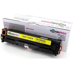 Resim Tonermax Hp 125A Cb542A / Cp1215 / Cp1515 / Cm1312 Sarı Uyumlu Toneri - E 