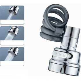 Resim Uzatılabilir Hortumlu 3 Fonksiyonlu Musluk Başlığı 