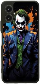 Resim Omix X5 ile Uyumlu Mat Siyah Kılıf, Joker Baskılı, Yumuşak Silikon, Şok Emici 