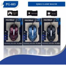 Resim Egenteknoloji Poly Gold Pg-883 Usb Isıklı Game Mouse 