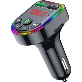 Resim Nanlly Araç İçi Işıklı Bluetooth 5.0 Müzik Çalar - Siyah (Yurt Dışından) 