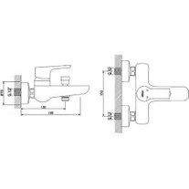 Resim Newarc Krom Banyo Bataryası 921511 