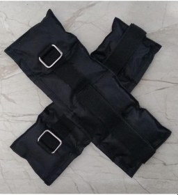 Resim El ve Ayak Bilek Ağırlığı 2 Ad x 2 KG Ağırlık Kas Güçlendirici siyah 