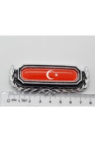 Resim SÜSLEN Türkiye Krom Metal Amblem Küçük Boy 