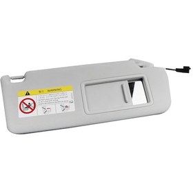 Resim Reedark Golf 7 Mk7/b8/cc/e-golf Sağ Tarafta Gri Güneşlik - Uv Koruma Ve Görüş Artırma - Abs Plastik + Cam Malzeme 