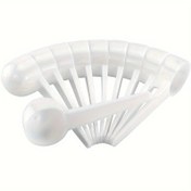 Resim 10 adet Uzun Saplı Ölçüm Kaşığı - Dayanıklı Plastik, Kahve, Evcil Hayvan Maması, Tahıllar, Proteinler, Baharatlar için İdeal - Temel Mutfak Gereçleri 