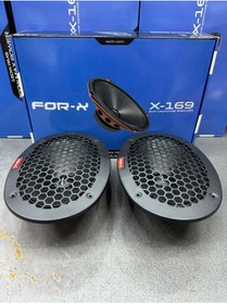 Resim FORX5 Takım Set 30cm 1200wat Oval Kayık 6x9 Midrange 300w 4kanallı Anfi 4x60rms 