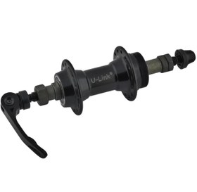 Resim U-Link GL-B13R-SB-QR 28h V-Fren Rulmanlı Alüminyum Vidalı Dişli Bisiklet Arka Göbek 