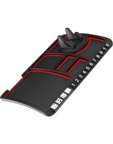 Resim Pazariz Araç Içi Kaydırmaz Ped 3D Numaratör Telefon Tutucu Torpido Çok Fonksiyonlu Araçiçi Aksesuar 