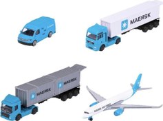 Resim MAERSK Ulaşım Araçları - Volvo Transporter Container 212057289-1 Majorette