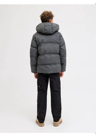 Resim Jack & Jones Jack&jones Jjkaito Erkek Çocuk Şişme Mont 12282301 Gri 