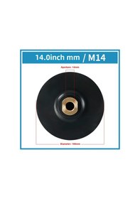 Resim Moveevo Esnek Kauçuk Uçlu Taş İşleme Aleti, Evrensel Yapıştırıcı, M14 Delikli 4 İnç 10 Cm Otomatik Tutucu Disk, Köşe Fırçası Zımpara Bloku 