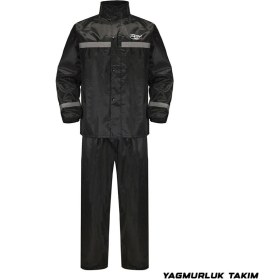 Resim Ebakbak Motosiklet ve Bisiklet Lüx Yağmurluk Takım ( Alt ve Üst ) 1.kalite Astarlı Motorcu Kurye Yağmurluğu 