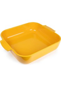 Resim Peugeot Appolia Kare Fırın Kabı Safran Sarı 36 cm 