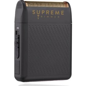 Resim Supreme Trimmer Siyah Solo Tek Folyo Shaver Tıraş Makinesi 7800 Rpm Motor Usb- C Şarjlı 