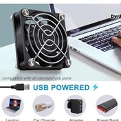 Resim Willowhaven Oys2019t0012 120x120x25mm 80x80x25mm Usb Demir Fileli Soğutucu Fan 