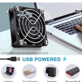 Resim Willowhaven Oys2019t0012 120x120x25mm 80x80x25mm Usb Demir Fileli Soğutucu Fan 