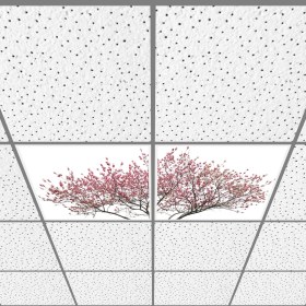 Resim Gök Panel 60X60 LED Panel Aydınlatma Armatür Avize Sıva Altı Desenli 1x2 Ikili Grup 46510782SA 