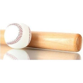 Resim 2 Adet Dayanıklı Araç İçi Ahşap Beyzbol Sopası Ahşap 