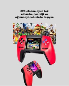 Resim P5 Gamepad 520 Oyunlu Tv Elde Oynanabilir Konsol 