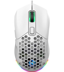 Resim Maiyame Hxsj X300 RGB Arkadan Aydınlatmalı Kablolu 6 Düğmeli Programlanabili Mouse 