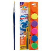 Resim Carioca Tempera Suluboya Süper Yıkanabilir Fırçalı 25 ML 6 Renk Fosforlu 40486 