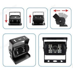 Resim Otobüs Tır Kamyon'lara Uygun Geri Görüş Kamerası 10 M Video Kablo 