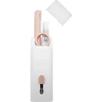 Resim 7'si 1 Arada Elektronik Temizleme Kiti, Klavye, Pro, Kulaklık, Laptop ve Telefon Için Fırçalı Temizleyici Set (Pembe) 