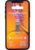 Resim Powerway 32 Gb iPhone Uyumlu Usb 2.0 Otg Metal Flash Bellek 