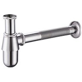 Resim CRAVİT SF165 33 cm Lavabo Sifonu-Metal Körüklü Gider Borusu 