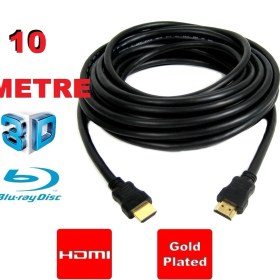 Resim Ata Elektronik 10 Metre 10M Metre HDMI Kablo Kaliteli Tv Ps3 LCD Xbox Projeksiyon Full Hd 3D 4K Kablosu - Siyah Renk 