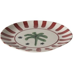 Resim Mudo Home Lısmore Pasta Tabağı Bordo 20 Cm Çok Renkli 